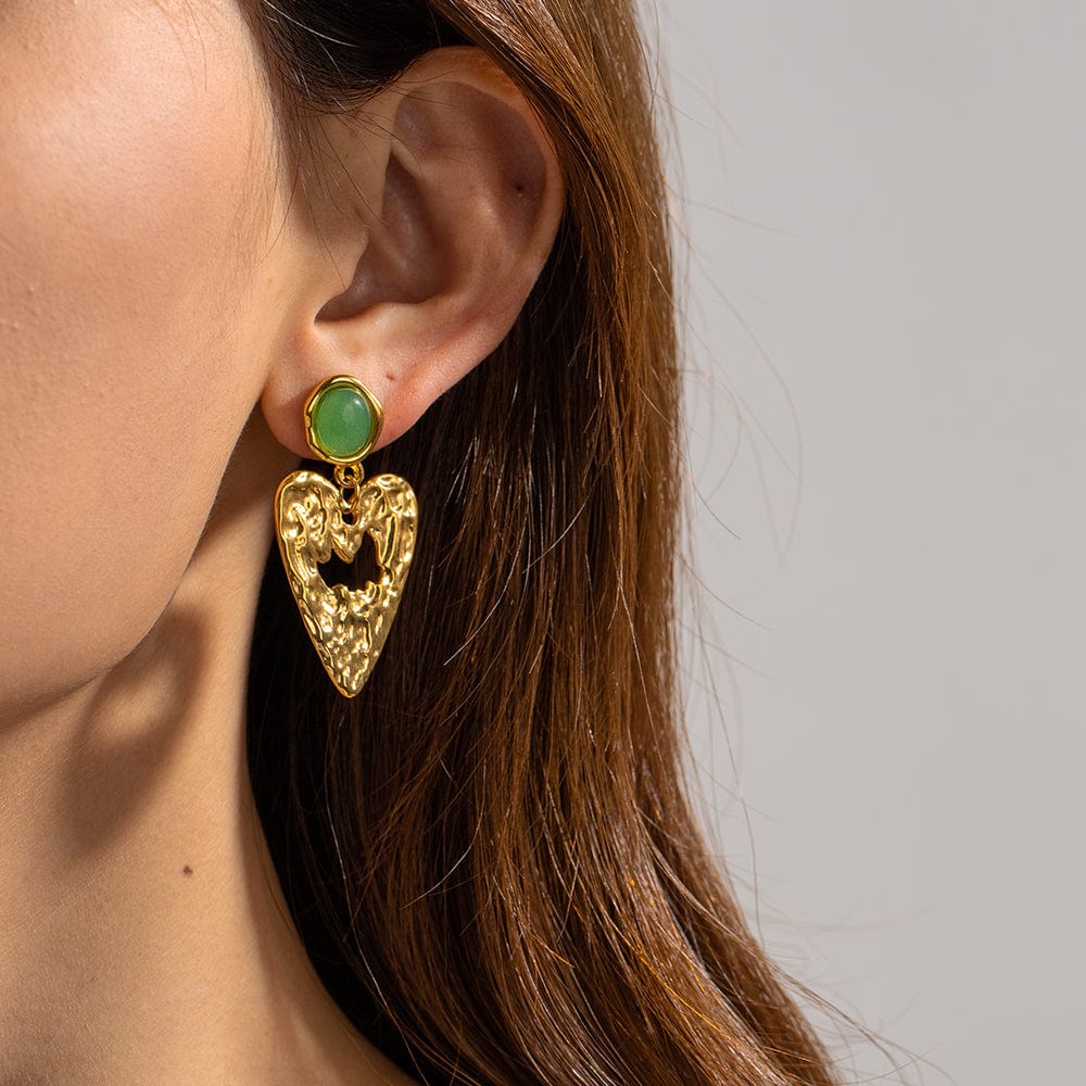 Elegant Mi Amore earrings, adding a touch of glamour to your ensemble. Discover the finest earrings in Trinidad and Tobago fashion