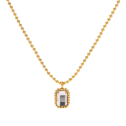 Sophisticated Mi Amore chains, a statement piece to enhance your style. Explore the best chains in Trinidad and Tobago jewelry. ELYSIA- GEMSTONE PENDANT NECKLACE- SILVER